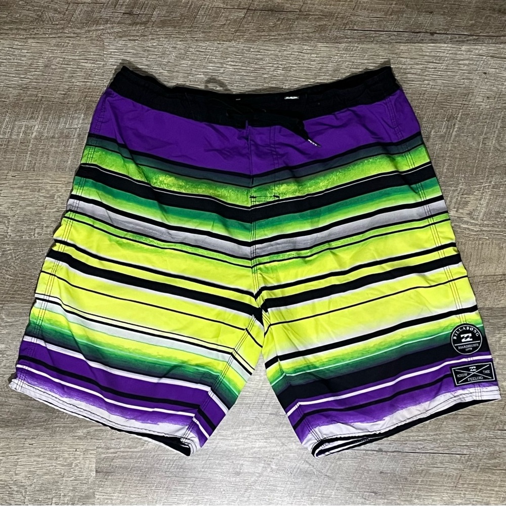 Billabong BoardShorts Mens 32 PlatinumX Swim Trunks Surf Skate Y2K